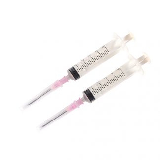 5ml Plastic Syringe With Needle (2 Pcs)