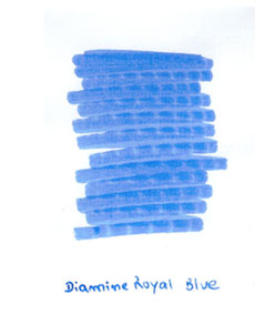 Diamine-Royal-Blue-ink