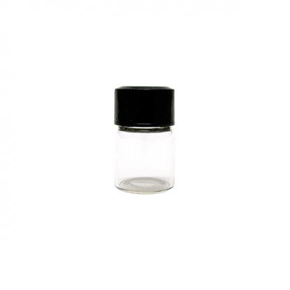 2ml Glass Bottle With Screw Cap (Black)