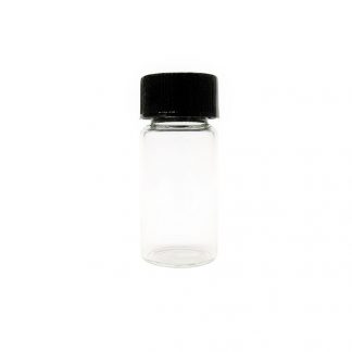 5ml Glass Bottle With Screw Cap (Black)