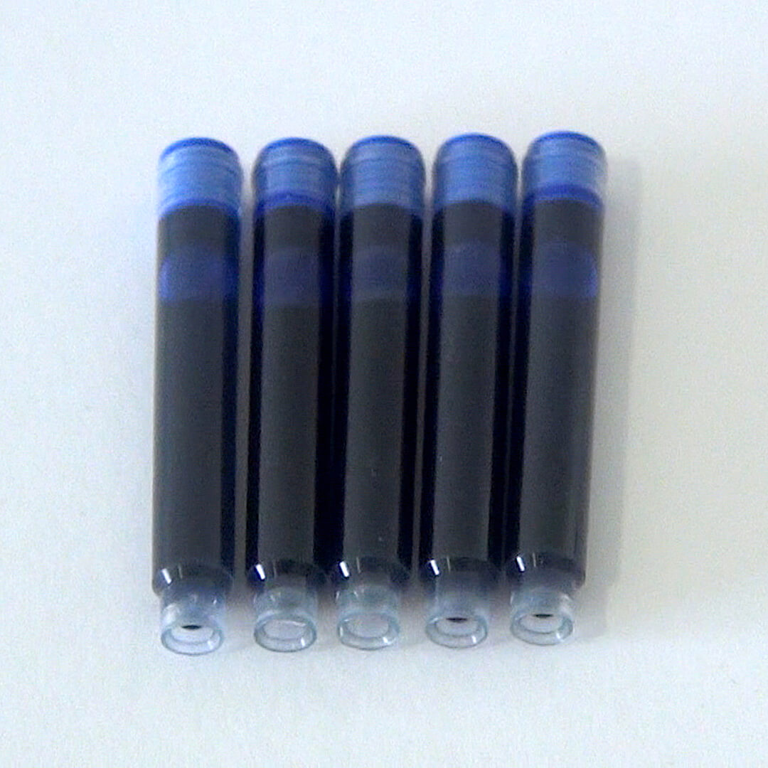 Blue, Red & Black Fountain Pen Cartridges Pack Of 2 InexPens
