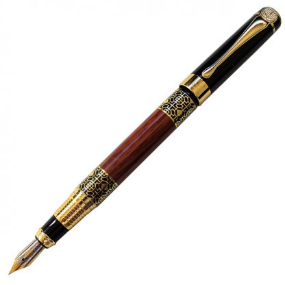 Luoshi-530-Fountain-Pen-Wood-Barrell