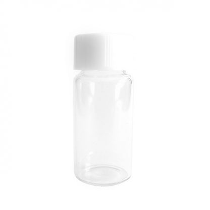 11ml Glass Bottle With Screw Cap (White)
