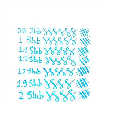 Custom-Stub-Silver-Nibs-Writing-Sample