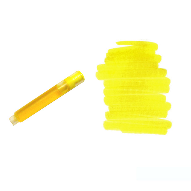 Yellow Fountain Pen Ink Cartridges InexPens