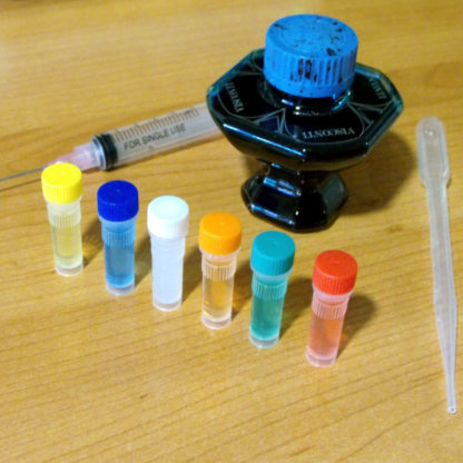 Colored 2ml Ink Vials (Blue)