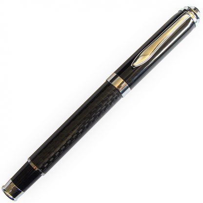 Black-Carbon-Montcalieri-Donata-Rollerball-Pen