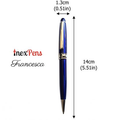 InexPens-Francesca-Ballpoint-Pen-Dimensions