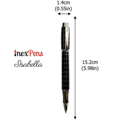 InexPens-Isabella-Rollerball-Pen-Dimensions