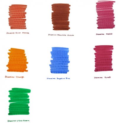 Diamine-2-Top-Ink-Sample-Package-Set