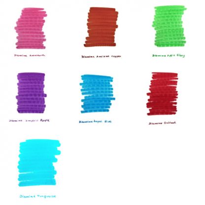 Diamine-Top-Ink-Sample-Package-Set
