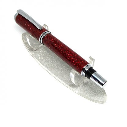 Sparkle Grey Acrylic Pen Holder For 1 Pen - Image 4
