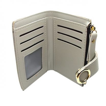 Grey-Leather-Women-Wallet