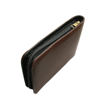Modern Leather 12 Pen Case (Brown)