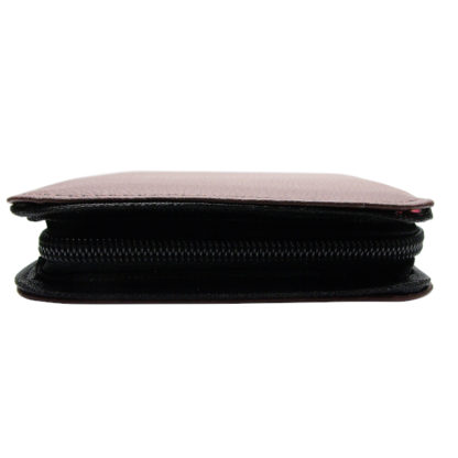 Top Leather 12 Pen Case (Brown)