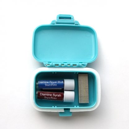 3-Grid-Ink-Samples-Storage-Box-(Turquoise)