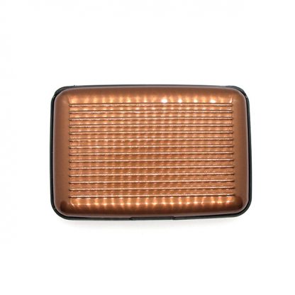 Aluminum-Wallet-With-RFID-Blocking-(Brown)