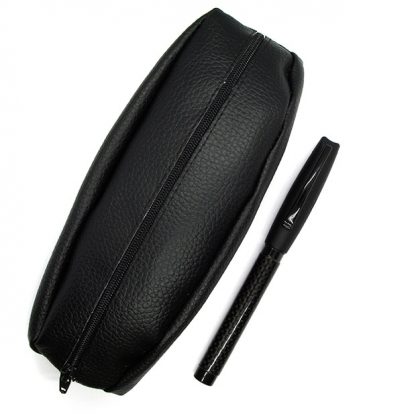 Genuine Leather Pen Case (Black) - Image 9