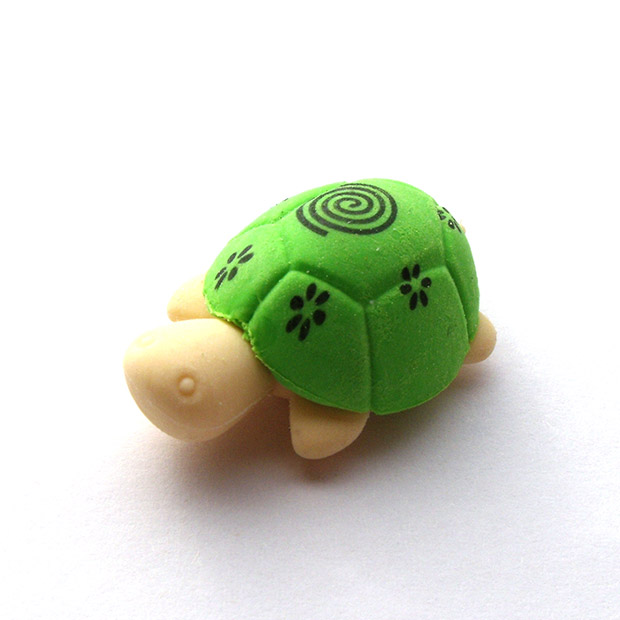 Colorful Turtle Pencil Eraser (Green) InexPens