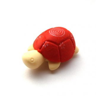 Colorful-Turtle-pencil-Eraser-(Red)