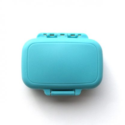Desk-Storage-Box-Modular-3-Grid-Organizer-(Turquoise)