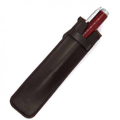 Genuine-Brown-Leather-Pen-Case