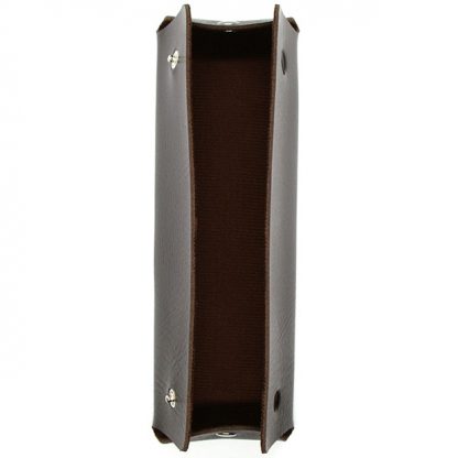 Genuine-Leather-Pen-&-Pencil-Case-(Brown)