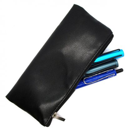 Genuine-Leather-Pen-and-Pencils-Case-(Black)