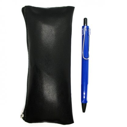 Genuine-Leather-Pens-and-Pencils-Storage-Case-(Black)