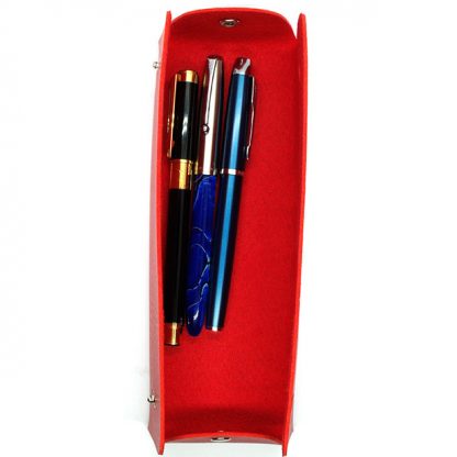 Genuine-Red-Leather-Pen-&-Pencil-Case