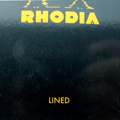 Lined-Rhodia-Bloc-No.-11-Head-Stapled-Notepad-74-x-105-(Black)
