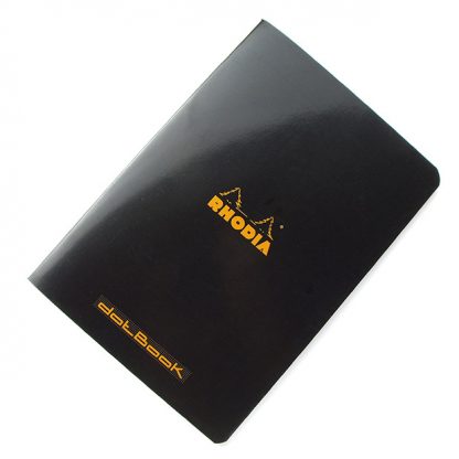 Rhodia-DotBook-Classical-Stapled-A5-Notebook-(Black)