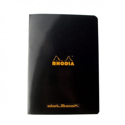 Rhodia-DotBook-Classical-Stapled-Notebook-A5-(Black)