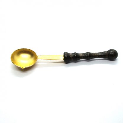 Vintage-Dark-Brown-Sealing-Wax-Spoon