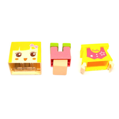 Cute Anime Pencil Sharpener With Eraser (Girl)