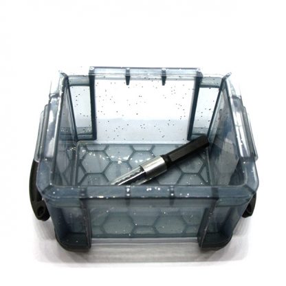 Desk-Pen-Converter-Storage-Box-(Transparent-Black)