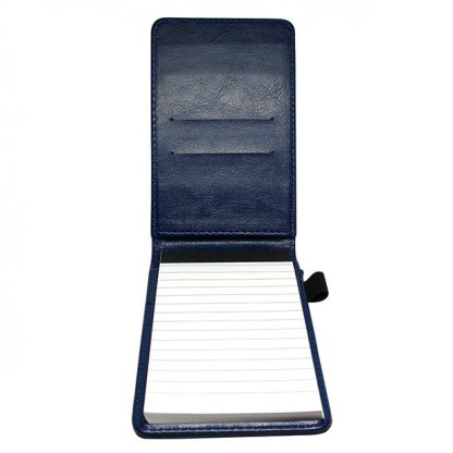 Leather-Pocket-Notepad-With-Cards-Slots-(Blue)