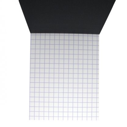 Black Rhodia Bloc No. 11 Head-Stapled Notepad 74 x 105 (Squared Paper)