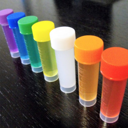 Colored 5ml Plastic Ink Vials (Green)