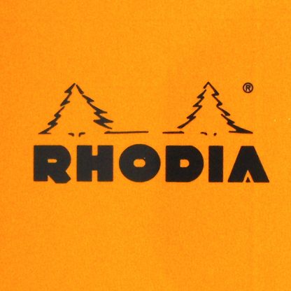 Genuine Rhodia R Bloc No. 11 Head-Stapled Lined Paper Notepad 74 x 105 (Orange)