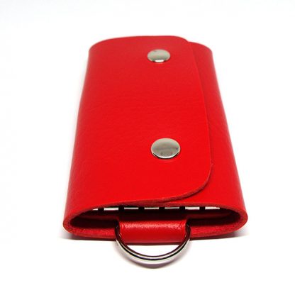 Leather-Key-Organizer-(Red)