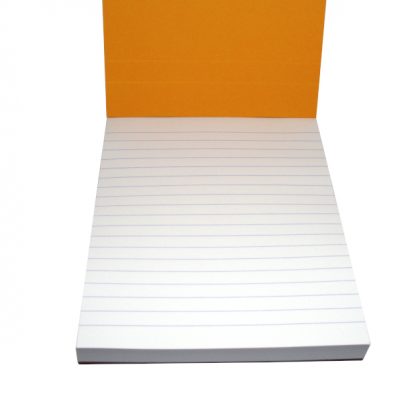 Lined Paper Rhodia Bloc No. 14 Head-Stapled Notepad 110 x 170 (Orange)