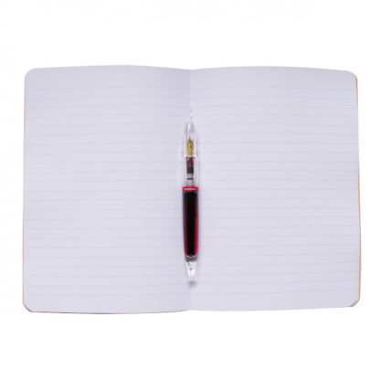 Orange A5 Rhodia Classic Lined Paper Stapled Notebook
