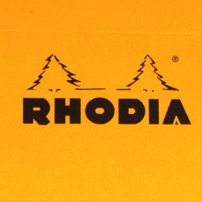 Original Rhodia Bloc No. 11 Head-Stapled Squared Paper Notepad 74 x 105 (Orange)