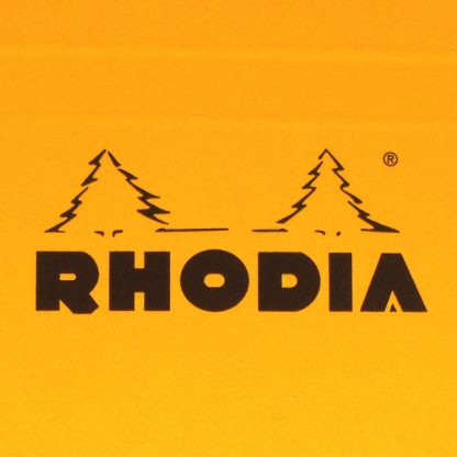 Original Rhodia Bloc No. 13 A6 Head-Stapled Lined Paper Notepad 105 x 148 (Orange)