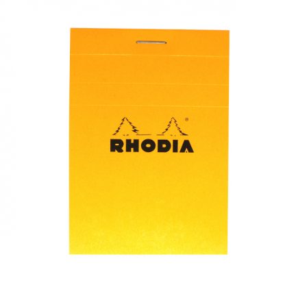 Rhodia Bloc No. 11 Head-Stapled Squared Paper Notepad 74 x 105 (Orange)