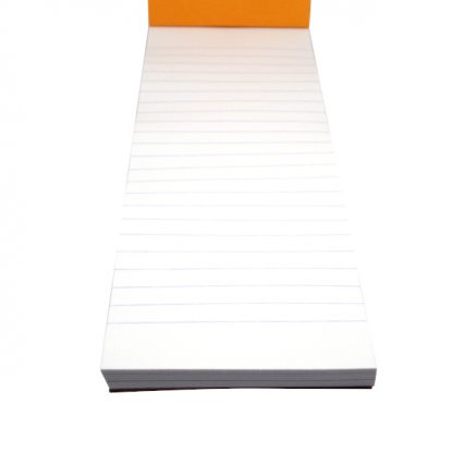 Rhodia Head-Stapled Lined Paper Notepad 74 x 210 (Orange)