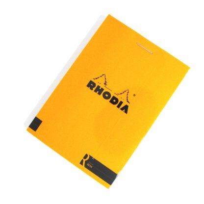 Rhodia R Bloc No. 11 Head-Stapled Lined Paper Notepad (Orange)