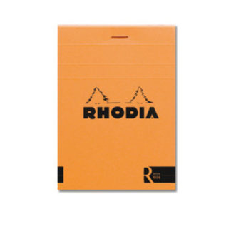 Rhodia R Bloc No. 12 Head-Stapled Lined Paper Notepad 85 x 120 (Orange)
