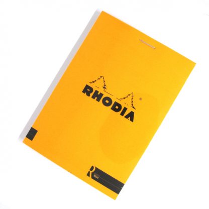 Rhodia R Bloc No. 12 Head-Stapled Lined Paper Notepad (Orange)